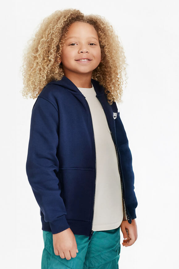 Sportswear Club Fleece Kapuzensweatjacke - Midnight Navy