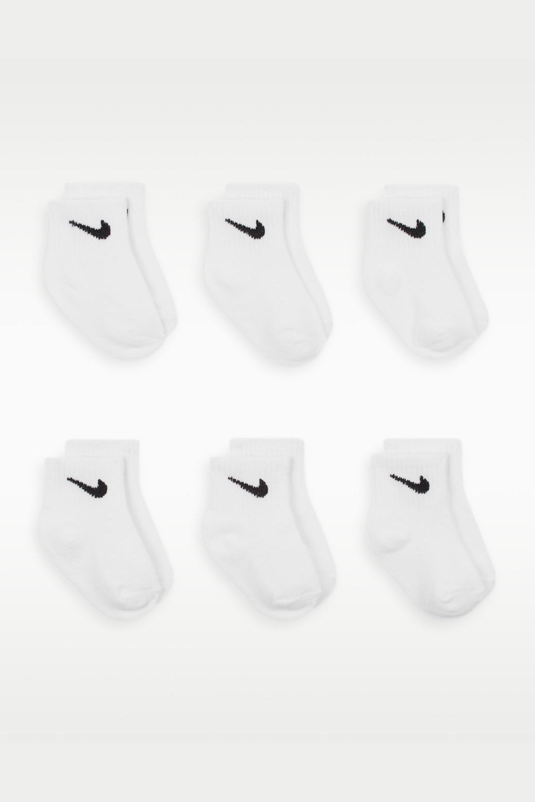 Lot de 6 paires de chaussettes bébé - White