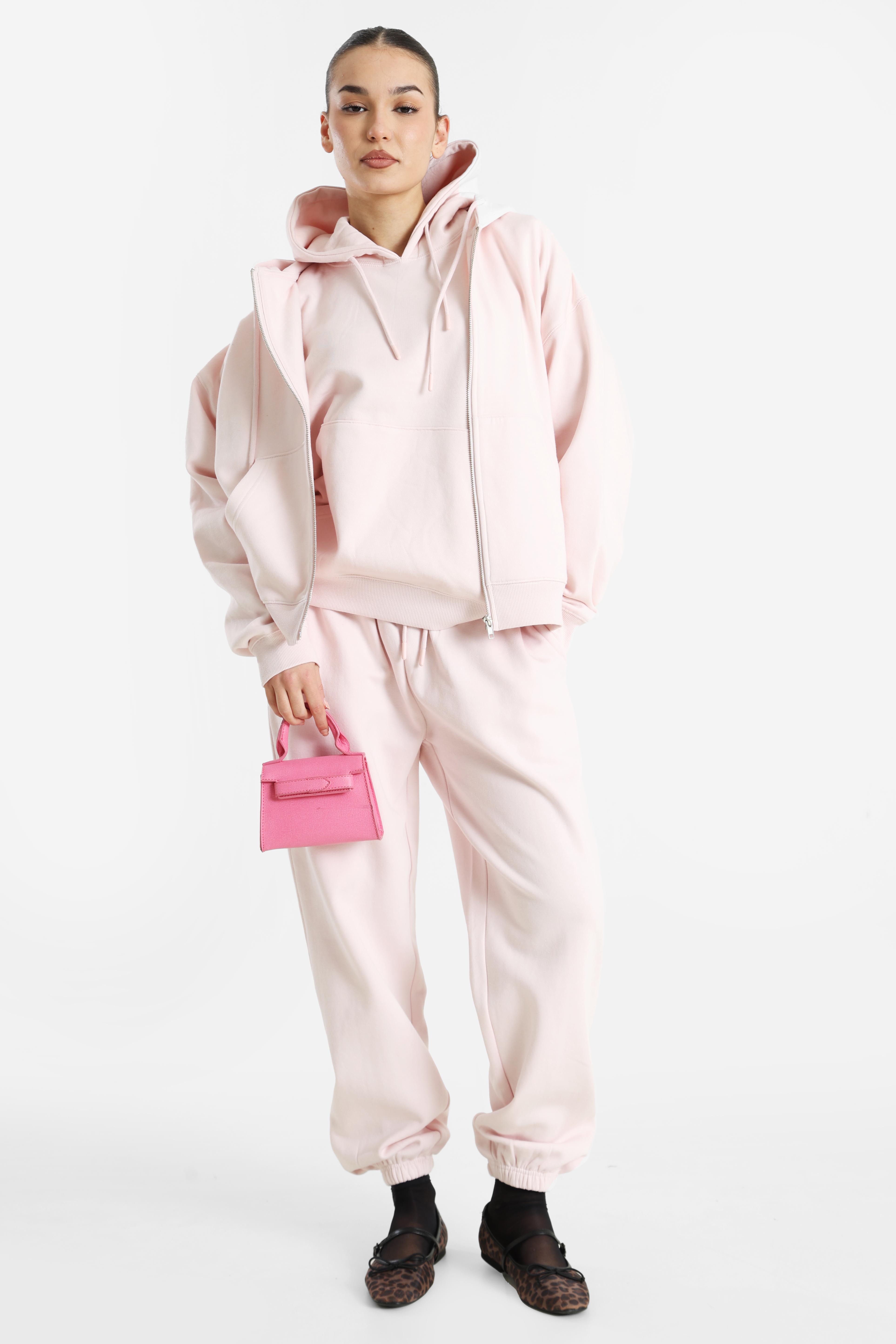 Pantalon sweat - rose clair