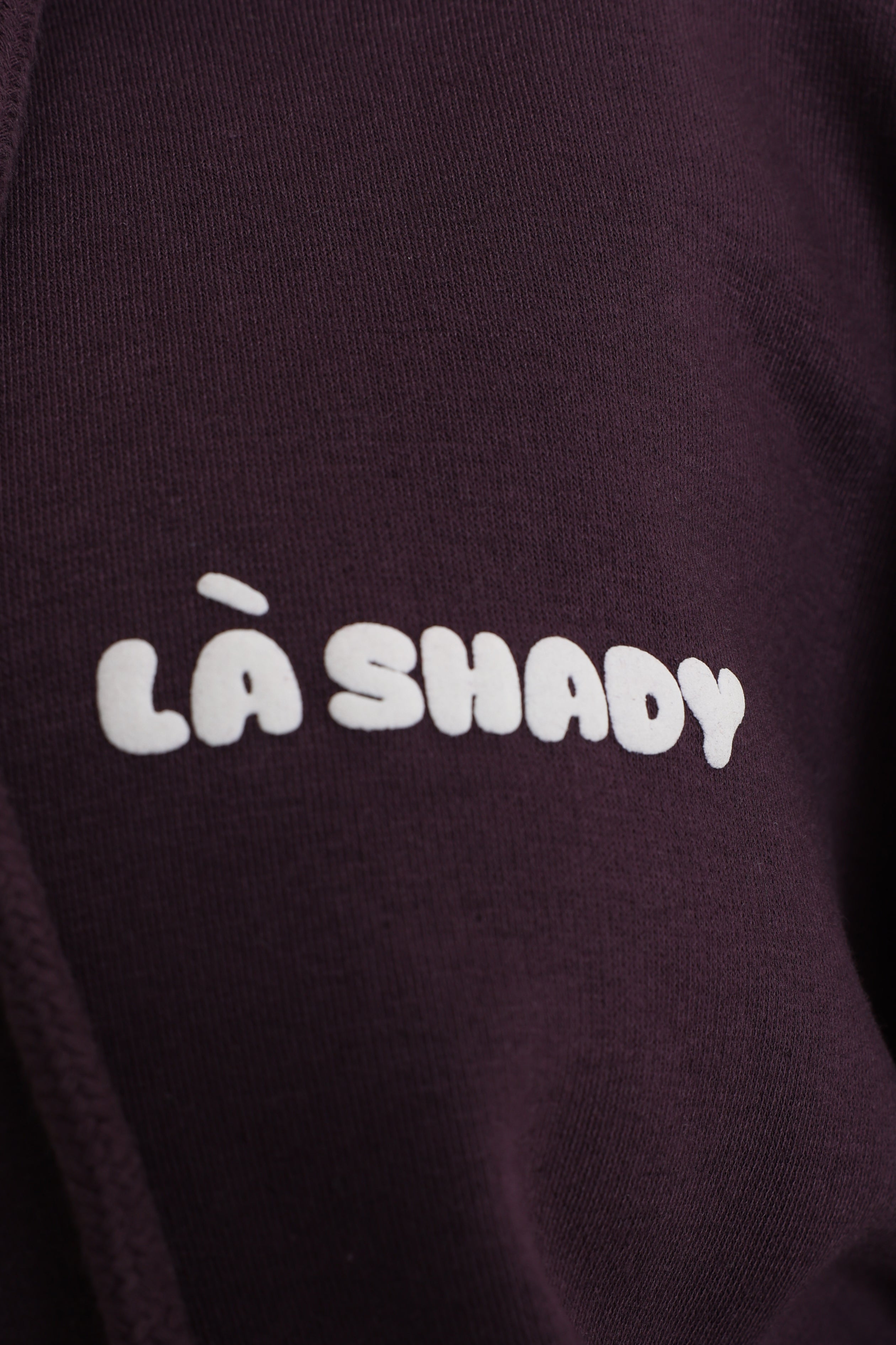 Kapuzensweatjacke - Aubergine