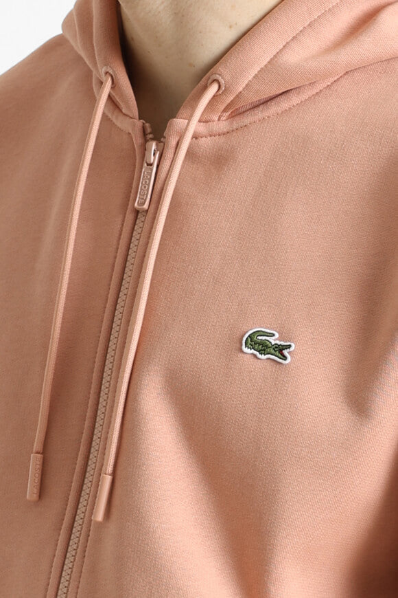 Kapuzensweatjacke - Light Salmon