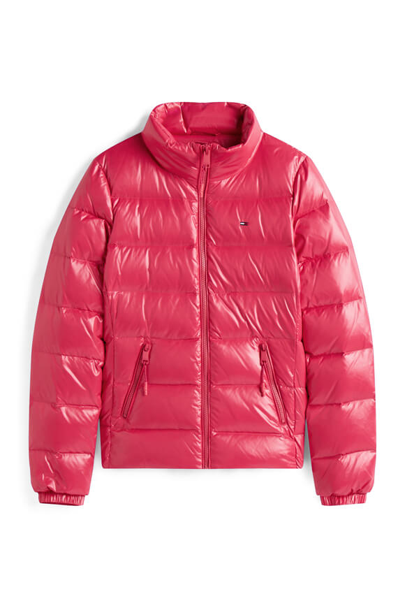 Leichte gesteppte Daunenjacke - Vintage Cerise