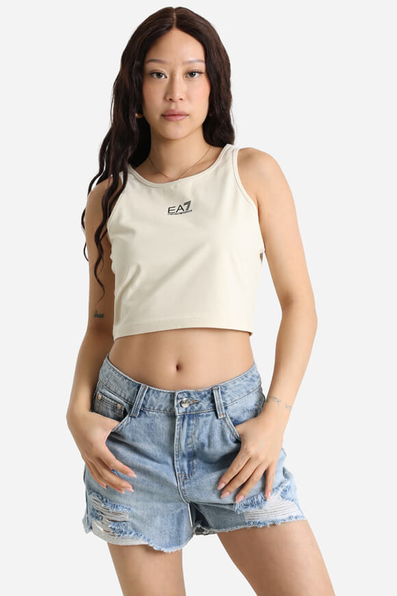 Crop tank top - Almond Milk