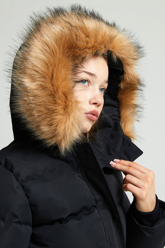 Fiorella Puffer Parka - Jet Black