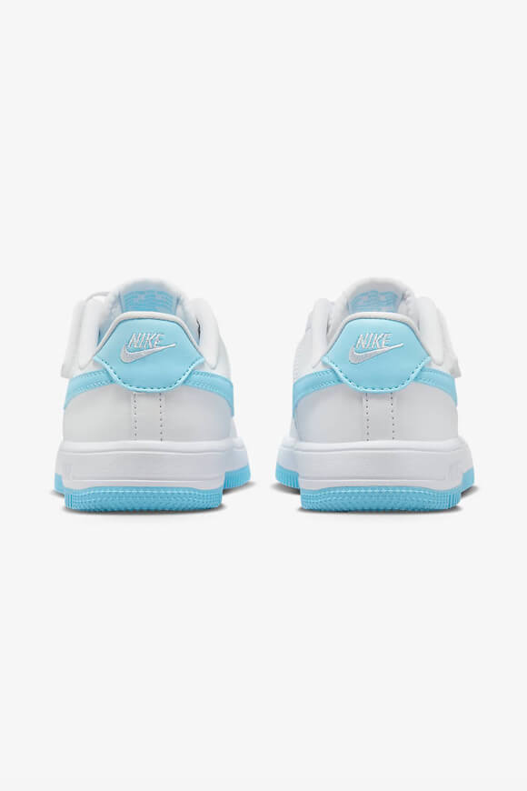 Sneaker Air Force 1 EasyOn per bambini - Bianco + Blu Acquario