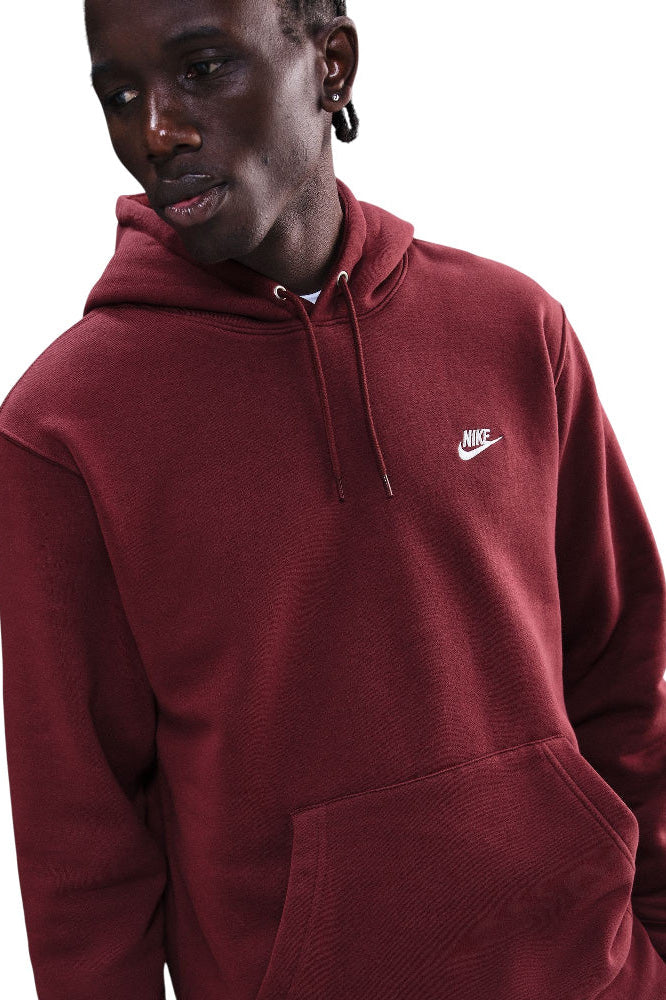Sportswear Club Fleece Hooded Sweatshirt - Bordeaux
