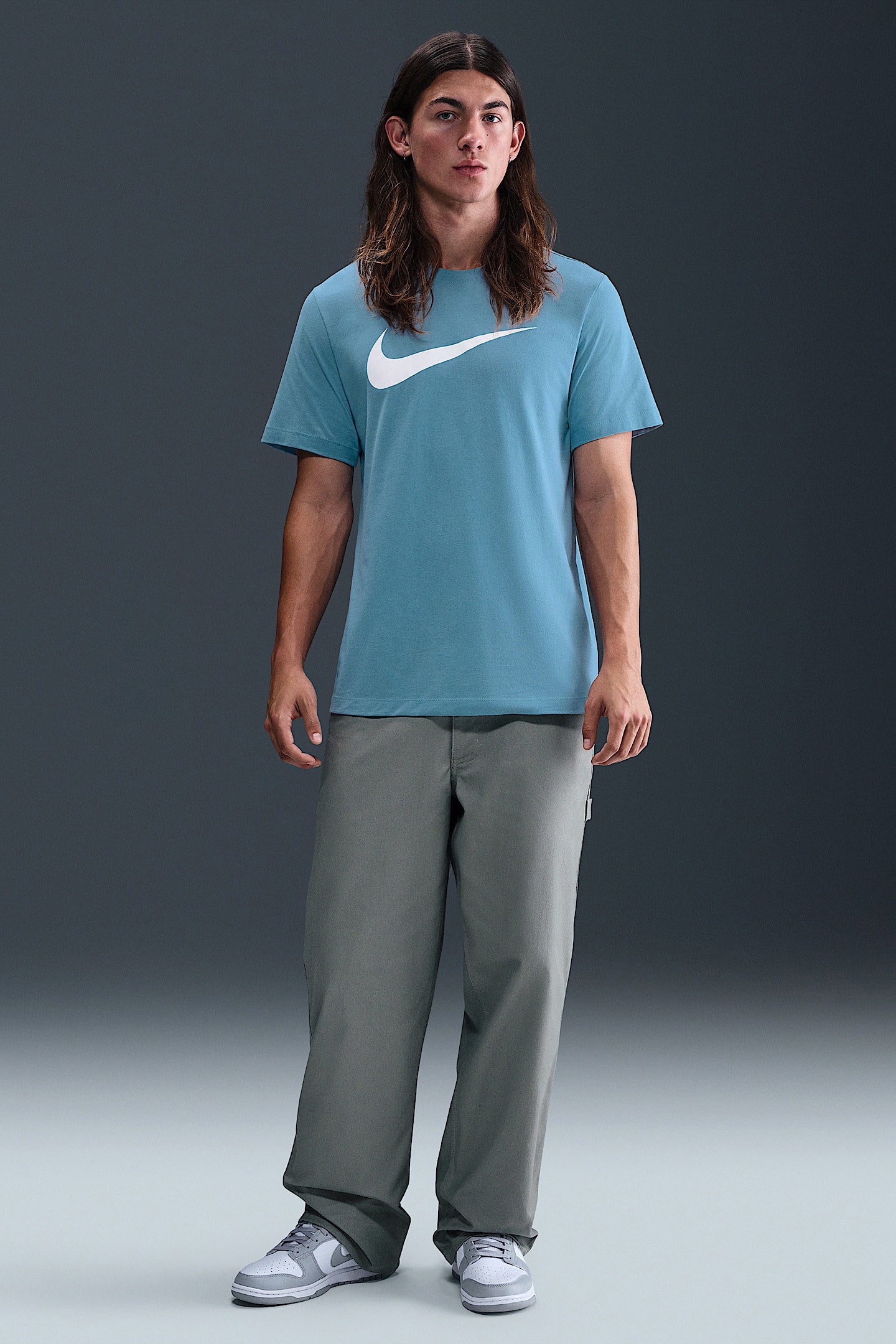 Sportwear Swoosh t-shirt - Denim Turquoise