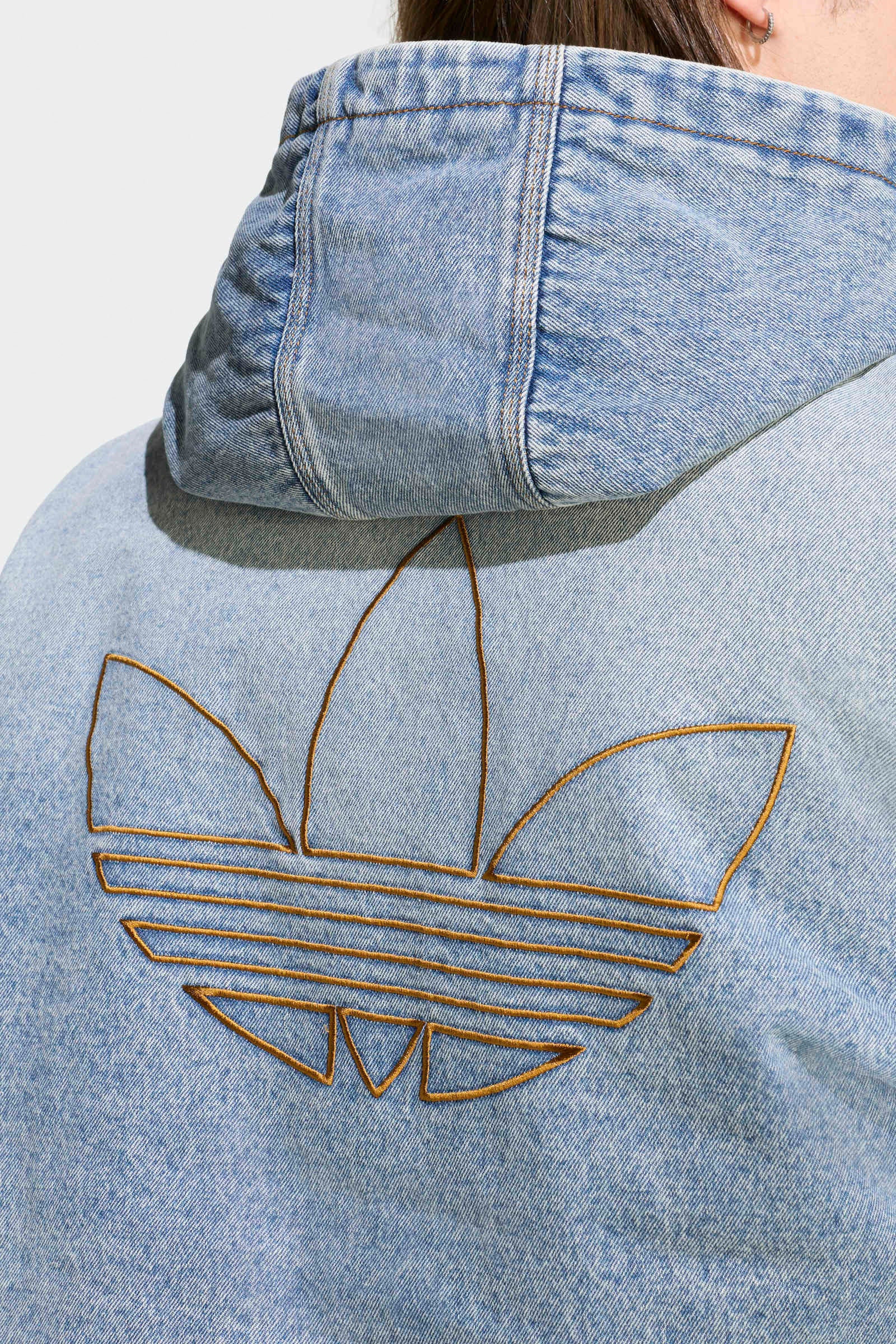 Padded denim jacket - Indigo Denim