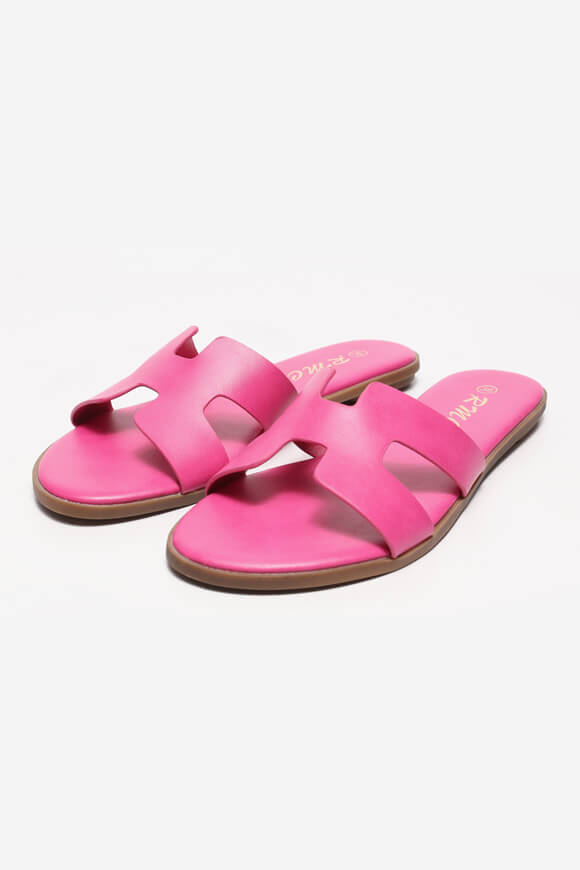 Mules - Rose fuchsia