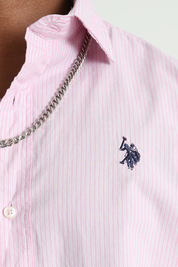 Zed Hemd - Light Pink + White