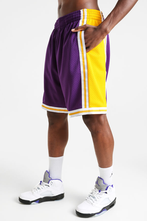 Short en mesh - LA Lakers - Lilas