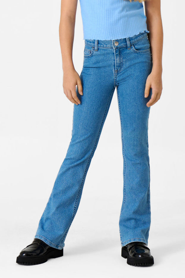 KOGHUSH Flare Jeans - Light Blue Denim
