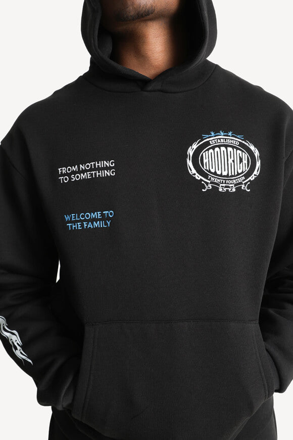 Sweatshirt ample à capuchon - Black