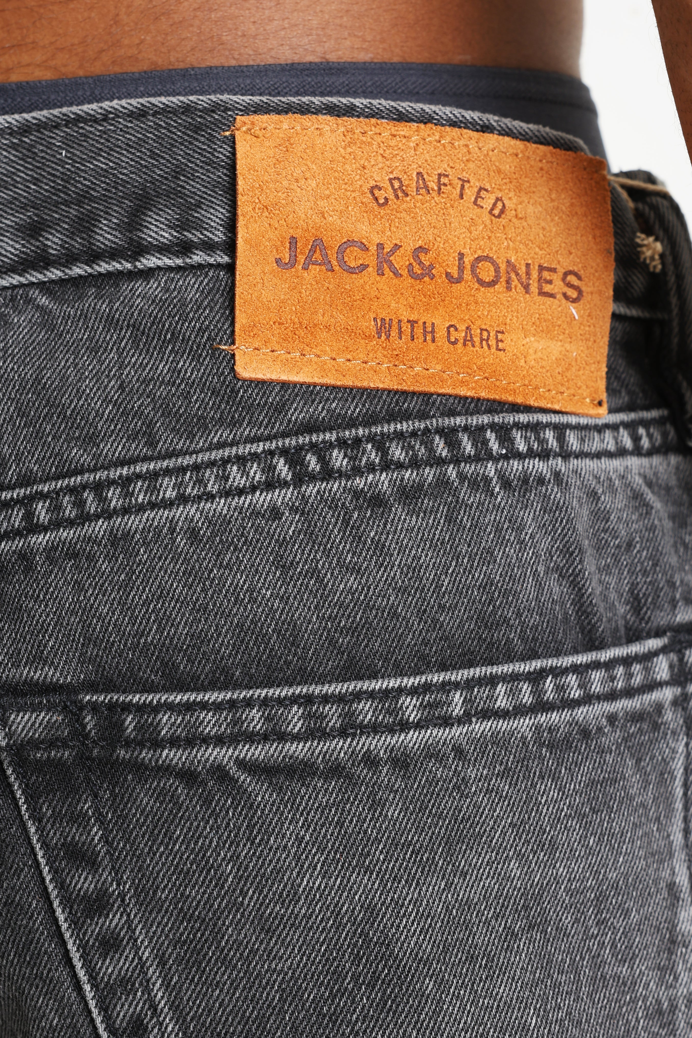 JJIEDDIE Loose Fit Jeans - Black Denim