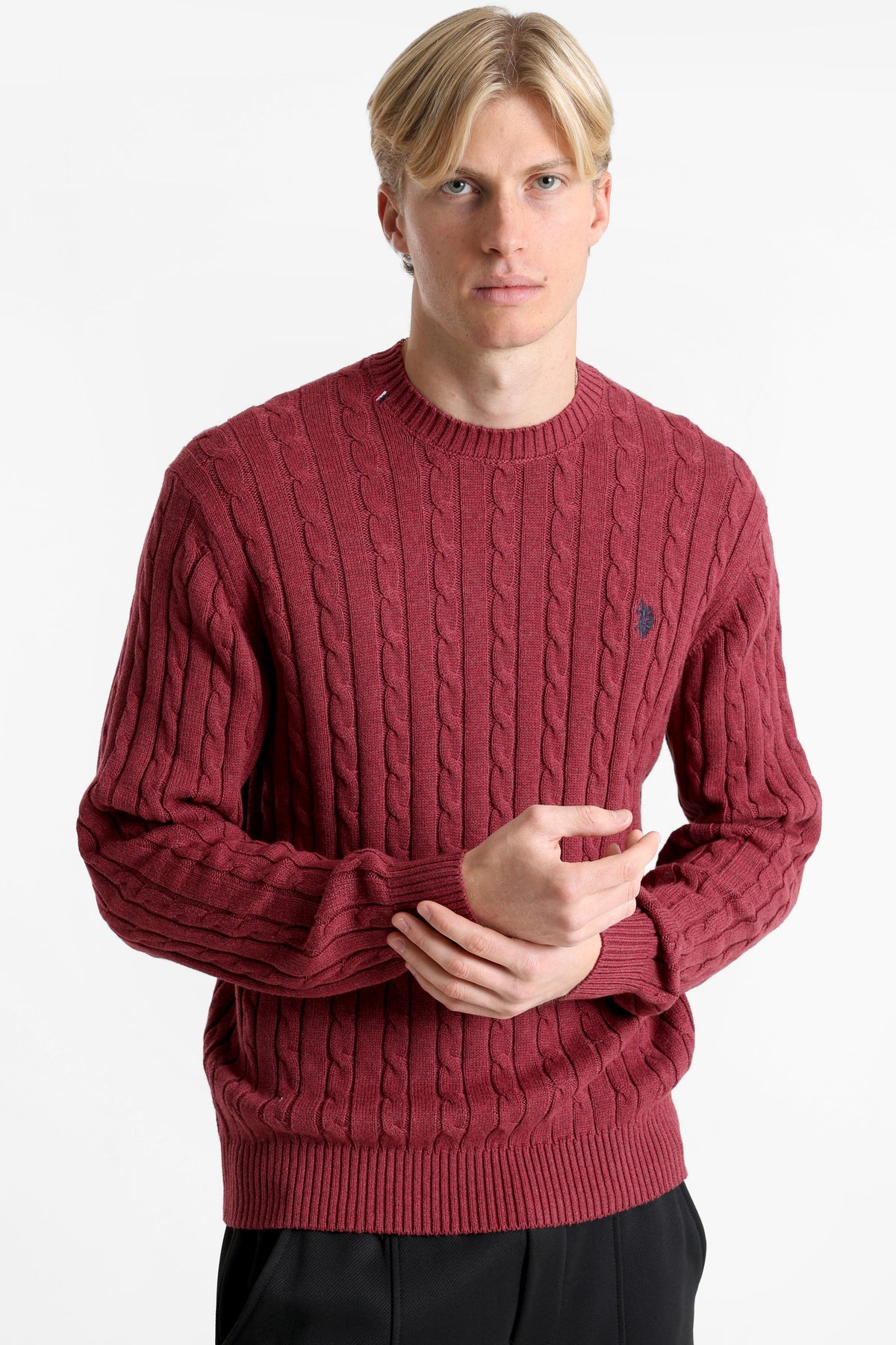 Bert Strickpullover - Red