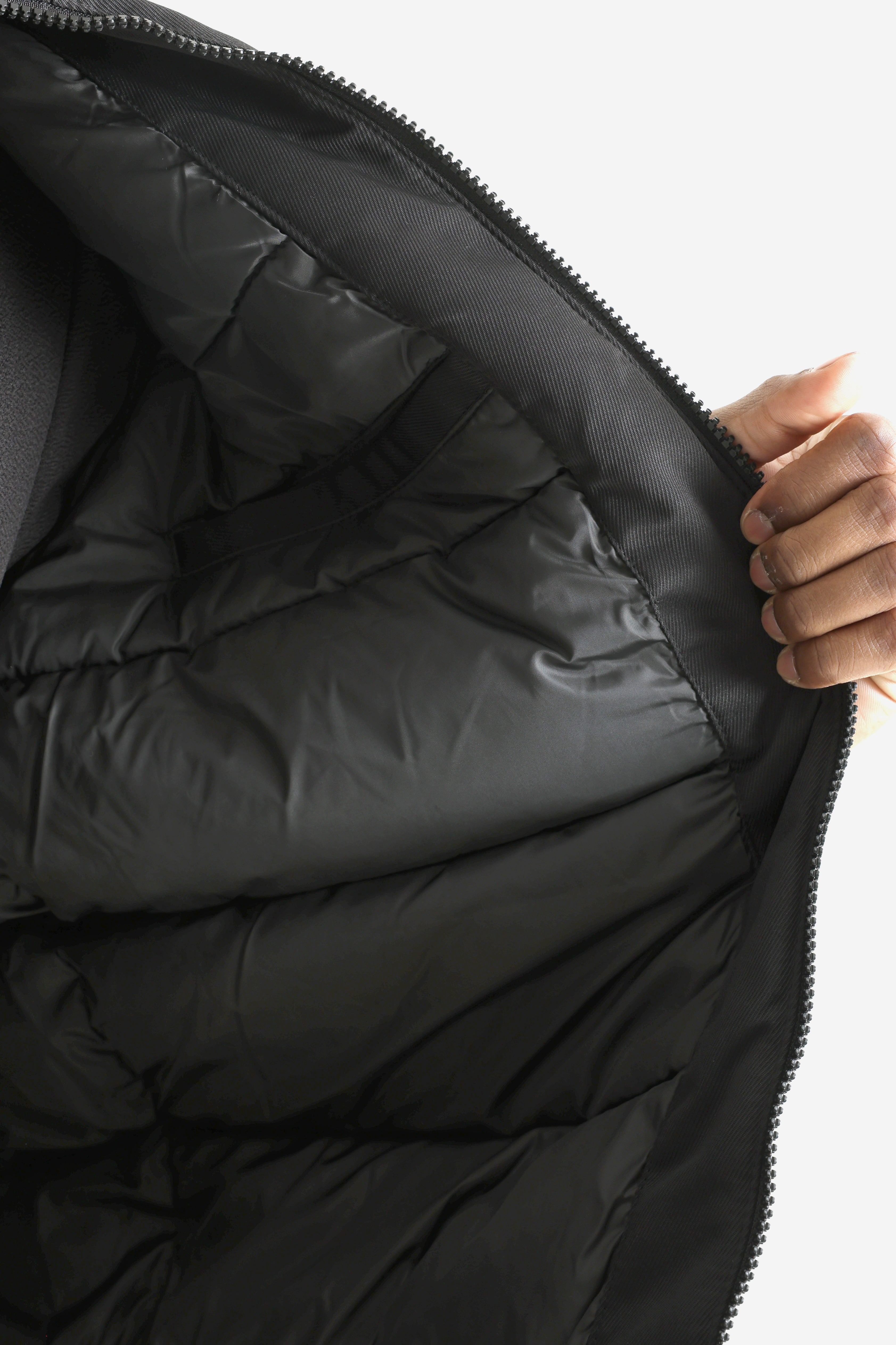JJCHARLIE veste bomber ouatée - Black
