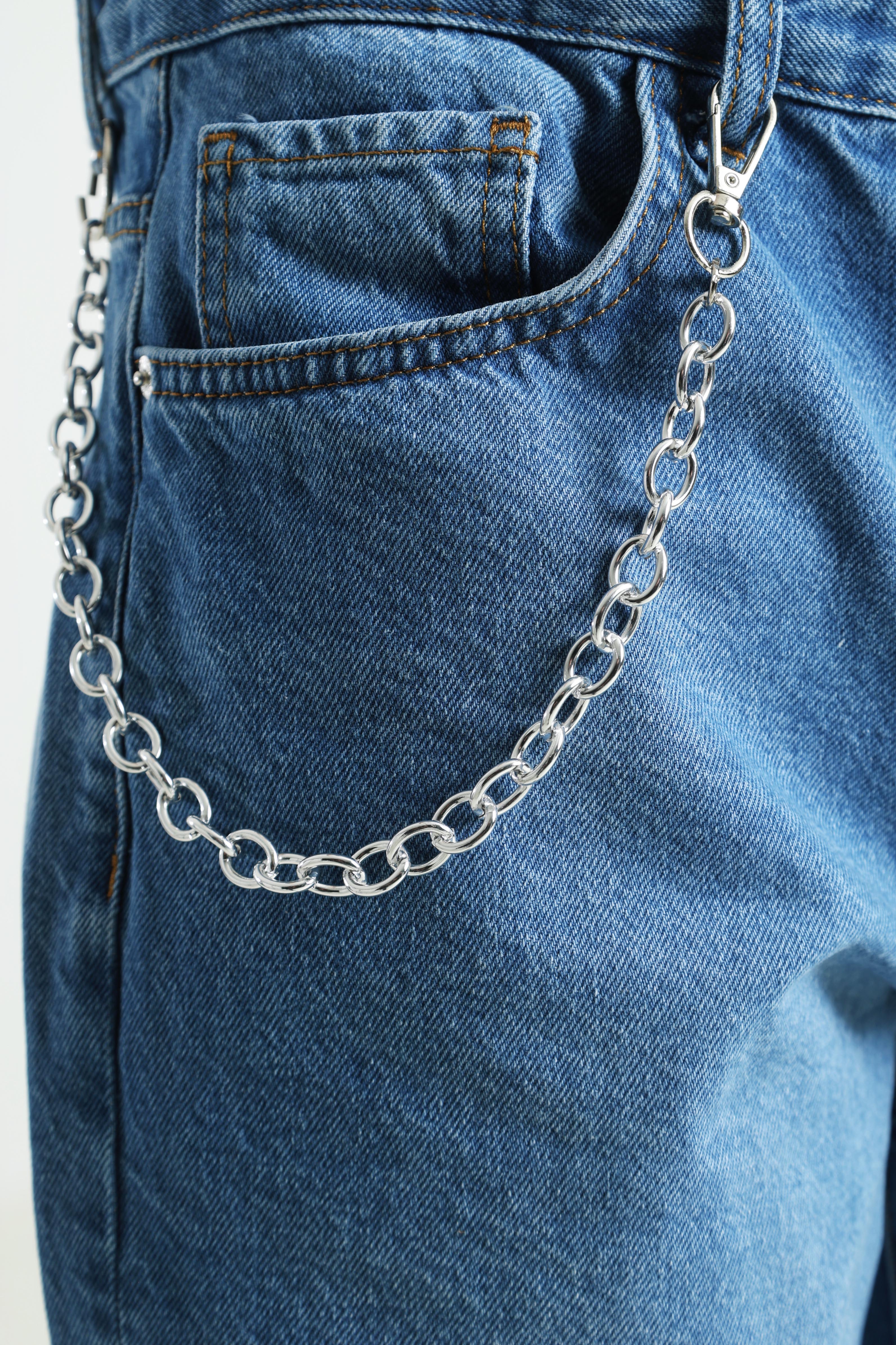 Loose fit jeans - blue denim