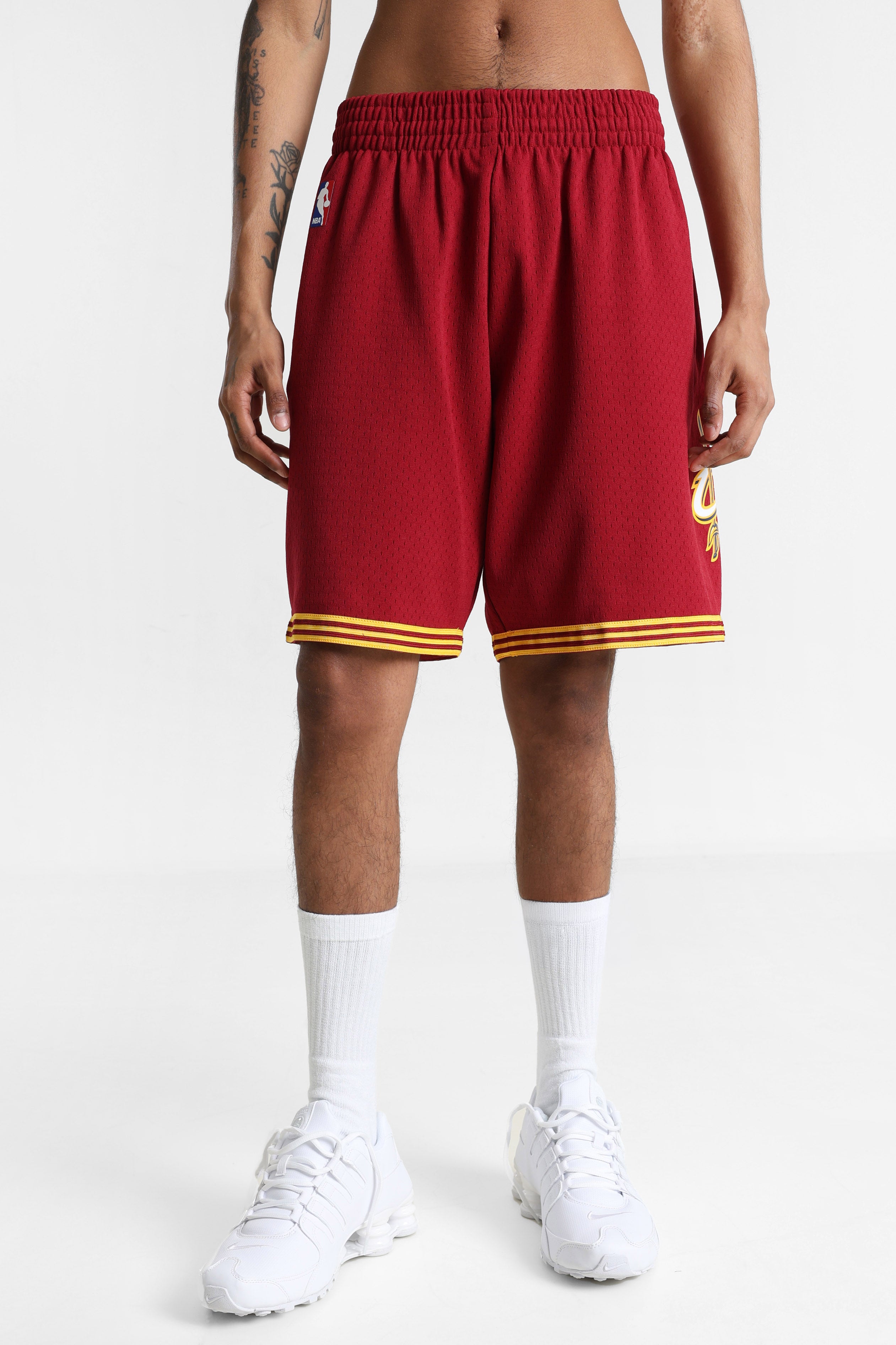 Mesh Shorts - Red + Yellow
