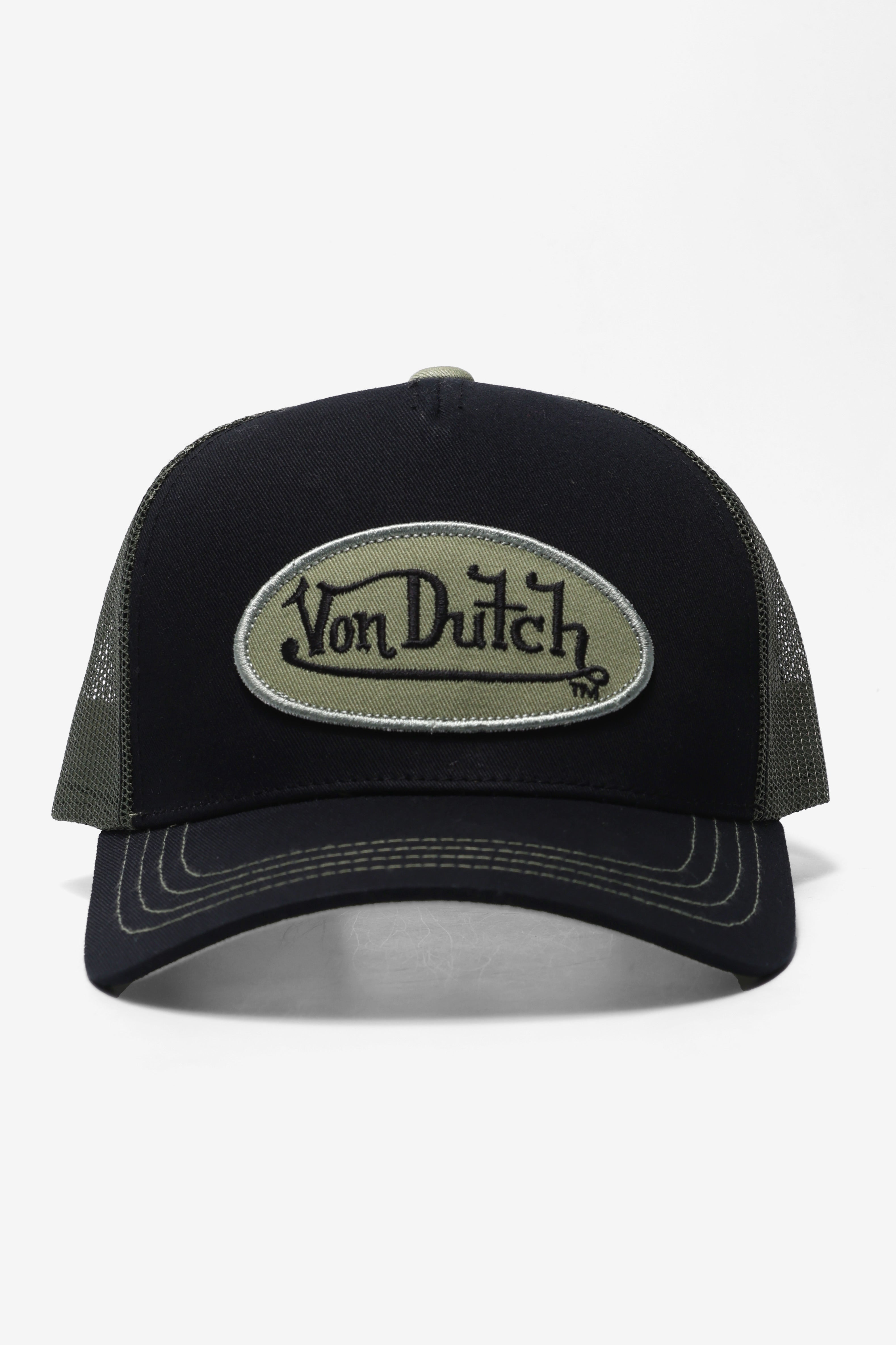 Trucker Cap / Snapback - Black + Olive
