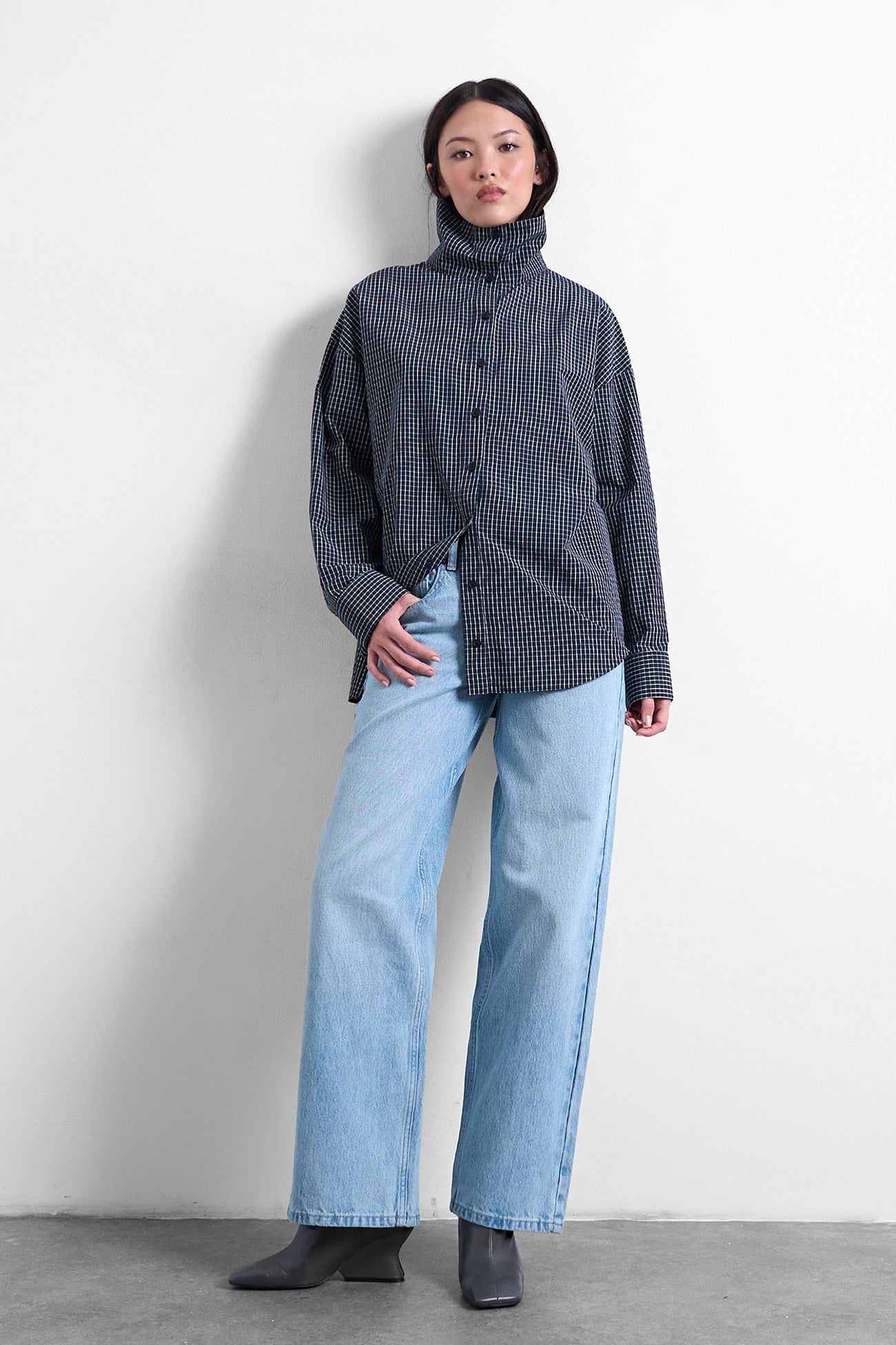 TSCINCH Wide Leg Jeans L30 - Bleached Sand