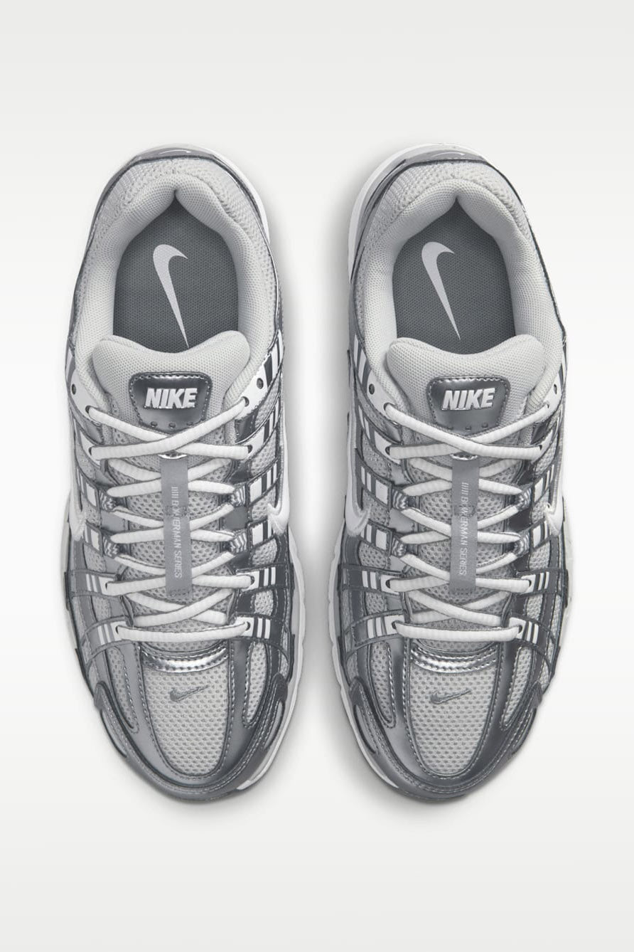 P-6000 Sneaker - Grey Fog + White + Metallic Cool Grey