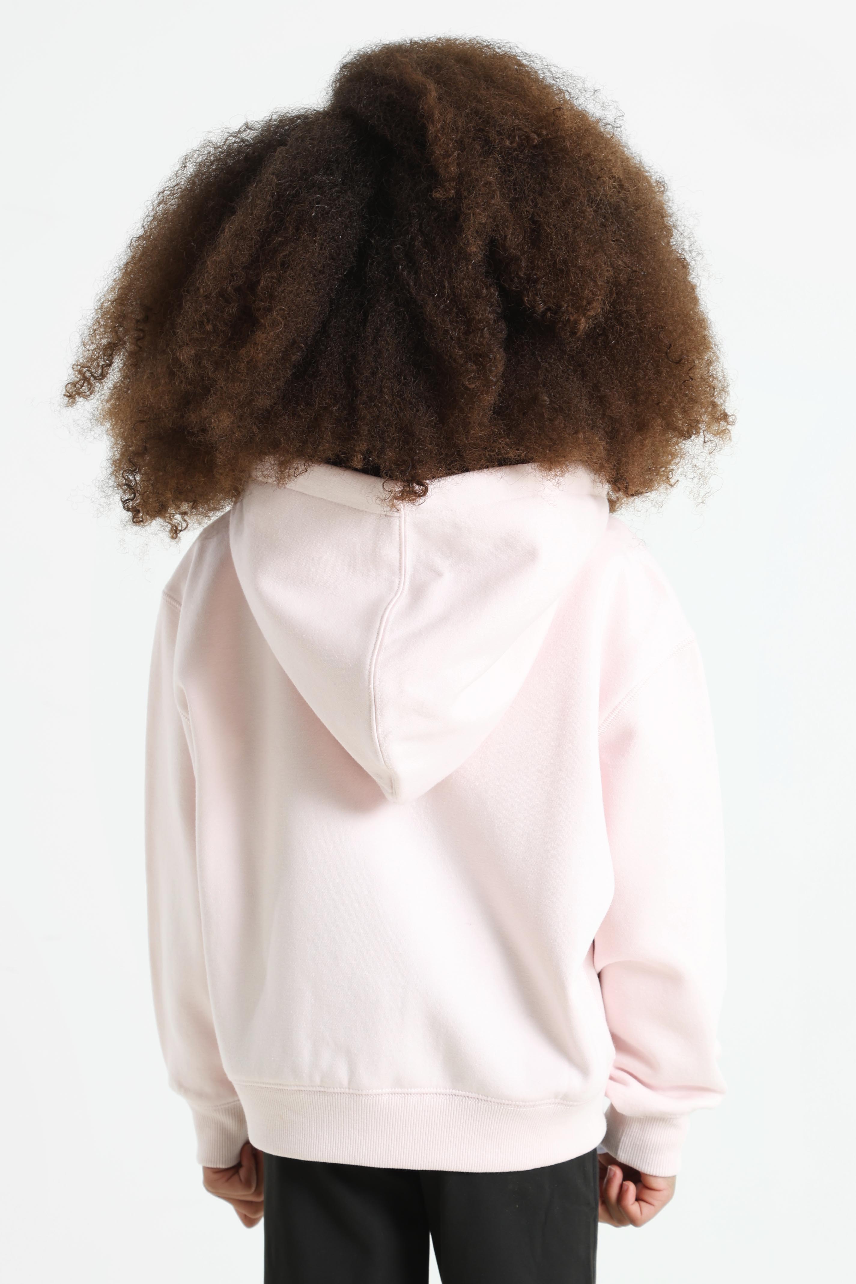 Oversize Kapuzensweatjacke - Hell Pink