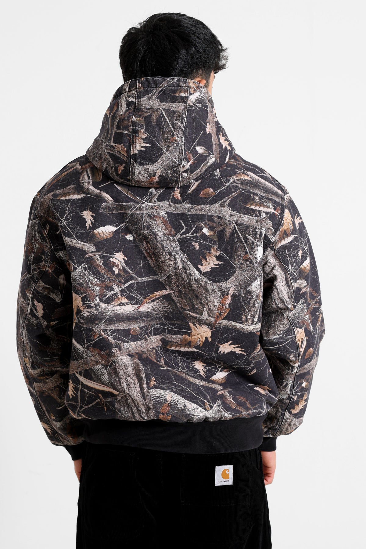 Active veste ouatée - Black + Brown + Light Beige