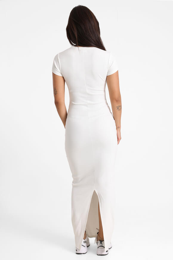 Ribbed maxi dress - Offwhite