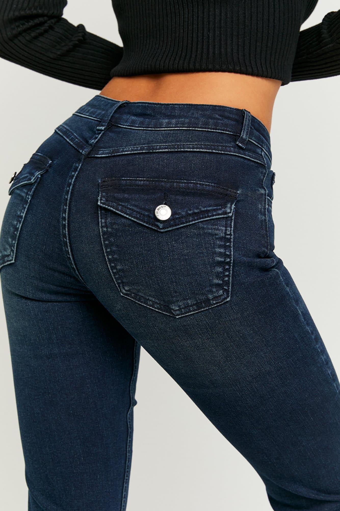 Bootcut Jeans - Dark Blue