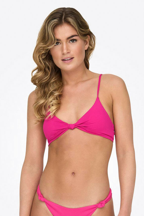 Sienna Top Bikini Triangle - Fuchsia Purple