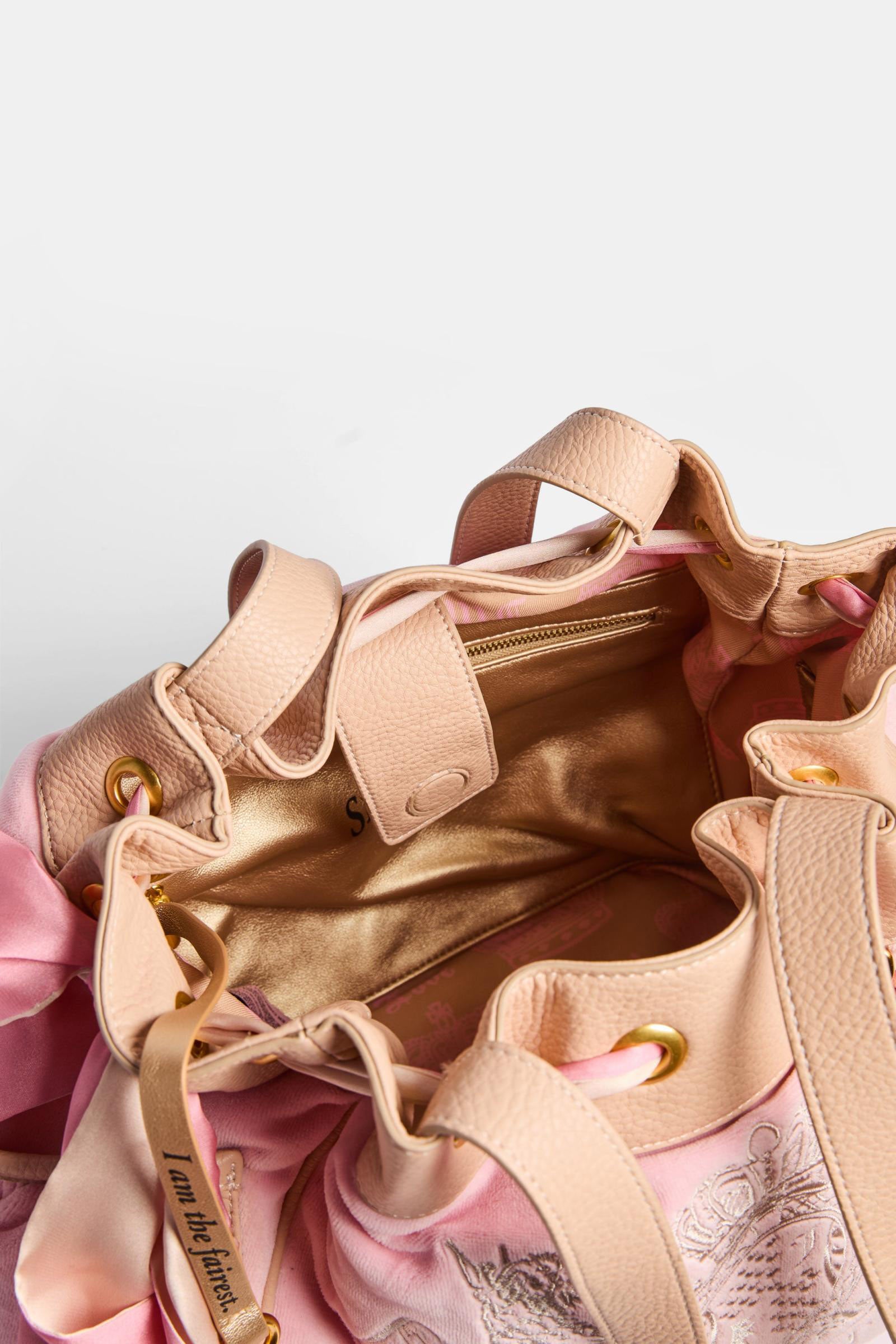 Daydreamer Samt Shopper - Juicy Pink