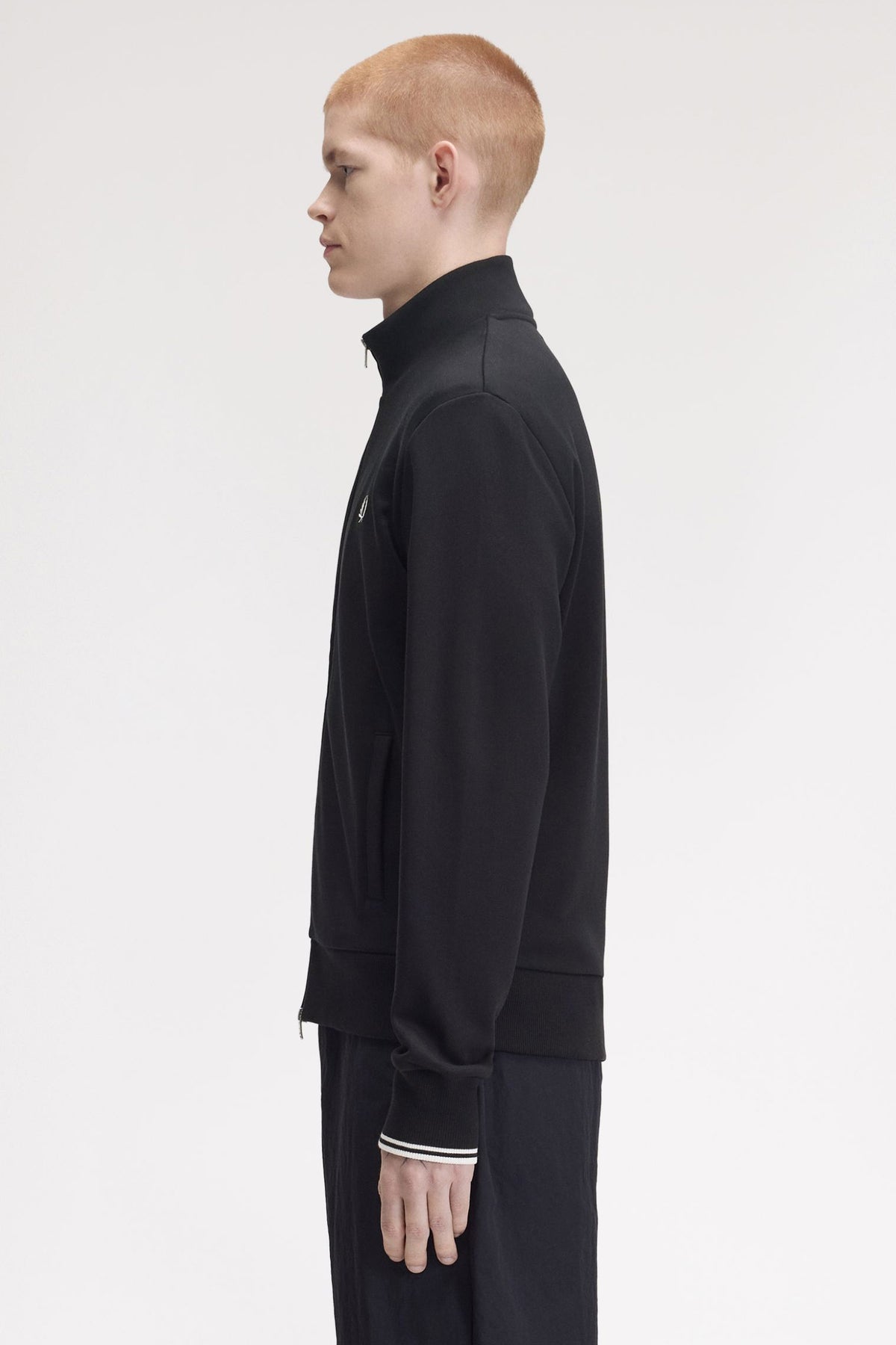 Felpa con zip - Black