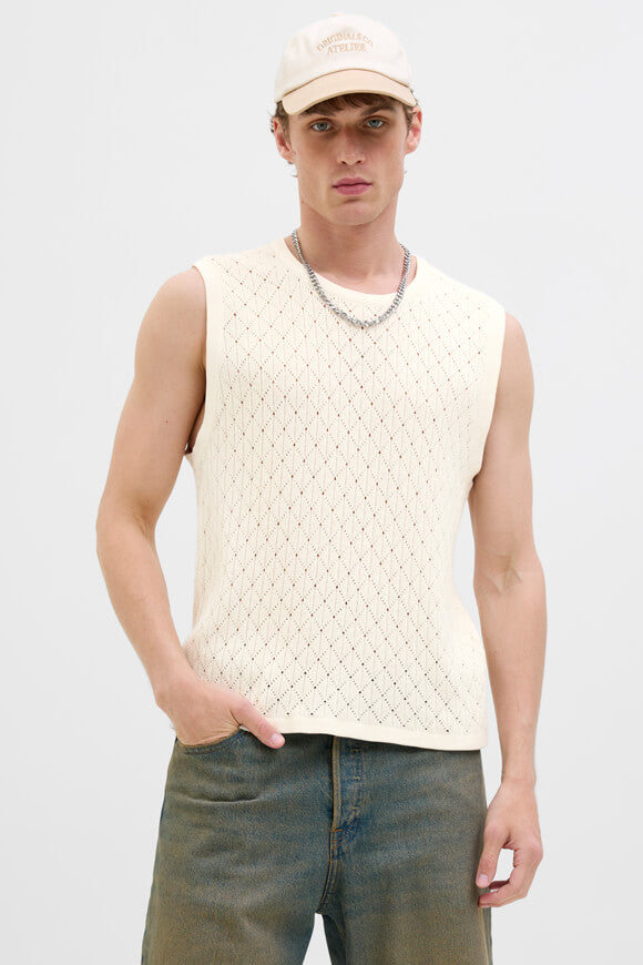 JORCORFU débardeur en tricot - Sea Salt
