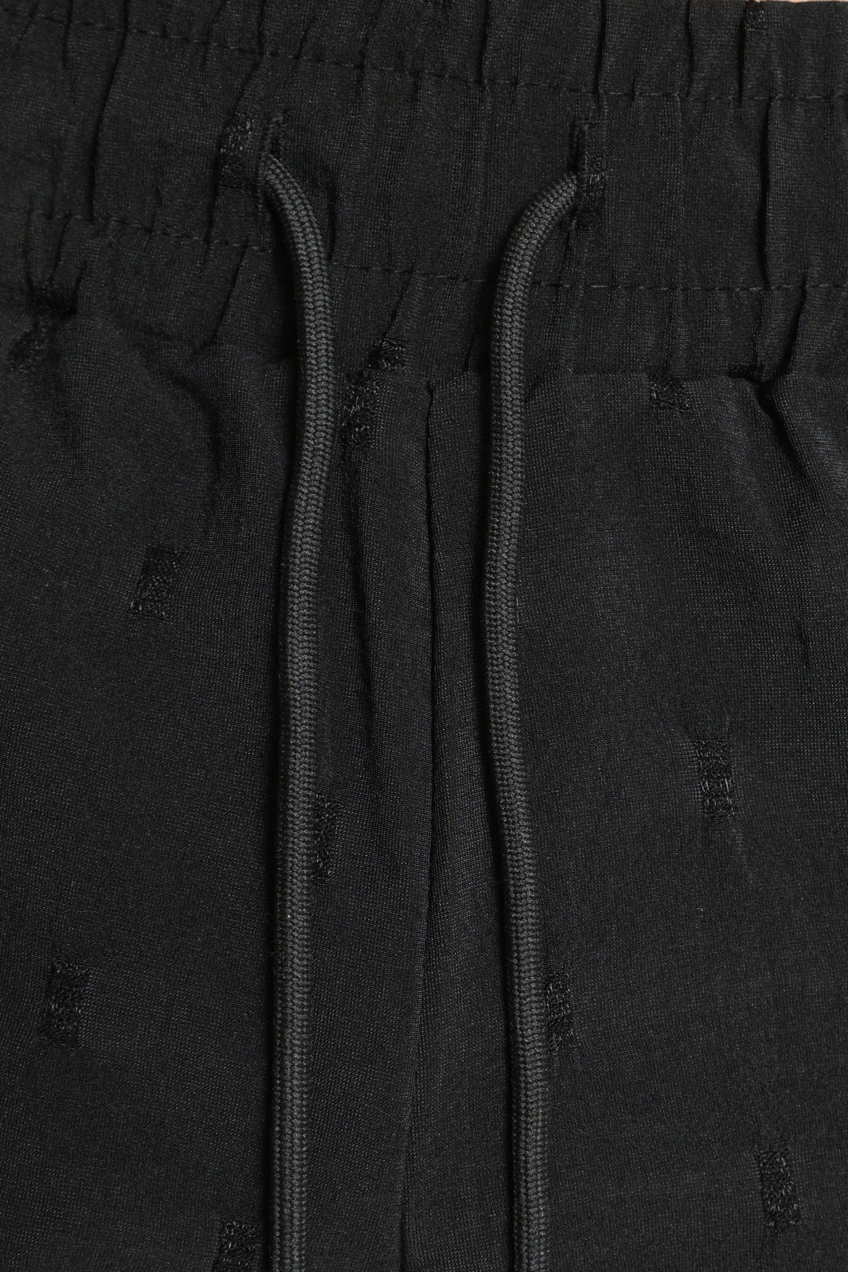 Strukturierte Stoffshorts - Black
