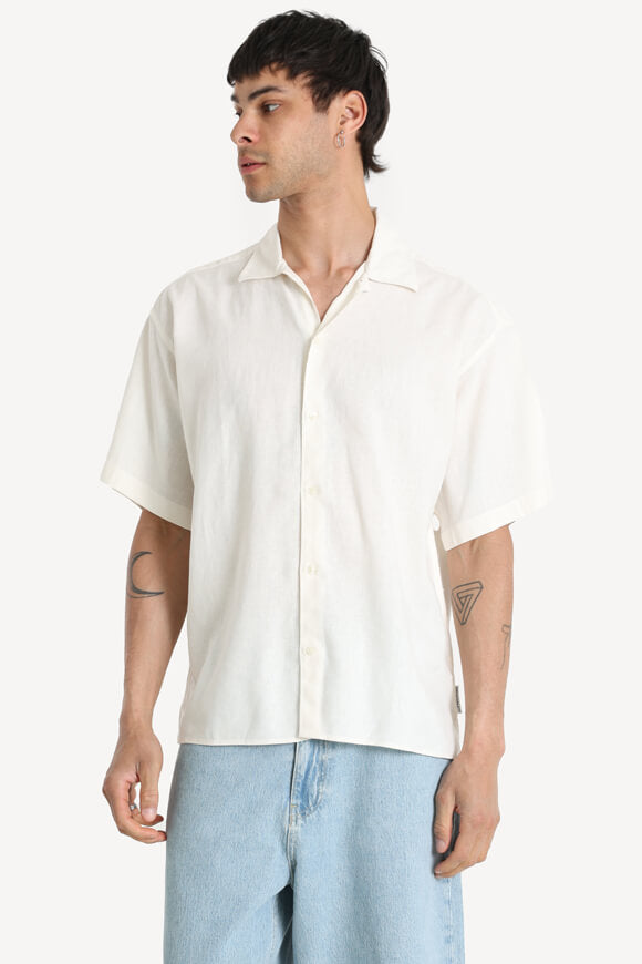 JORPAROS chemise ample en lin - Antique White