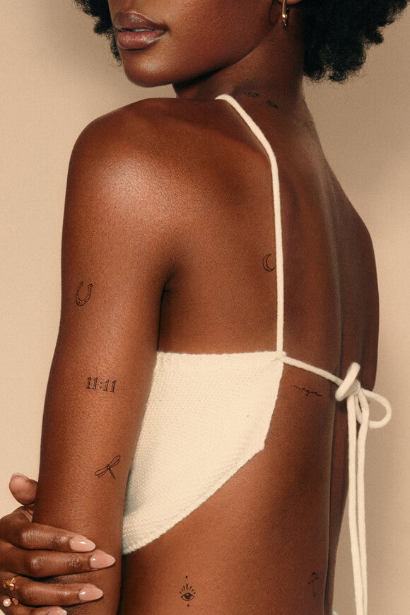 Lucky Girl tattoos éphémères - Black