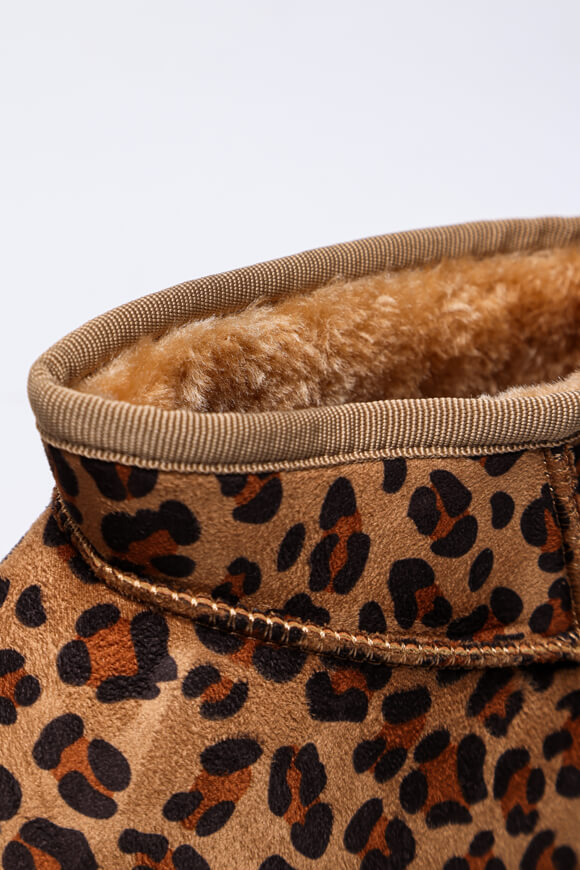 Gefütterte Plateau Stiefelette - Leo