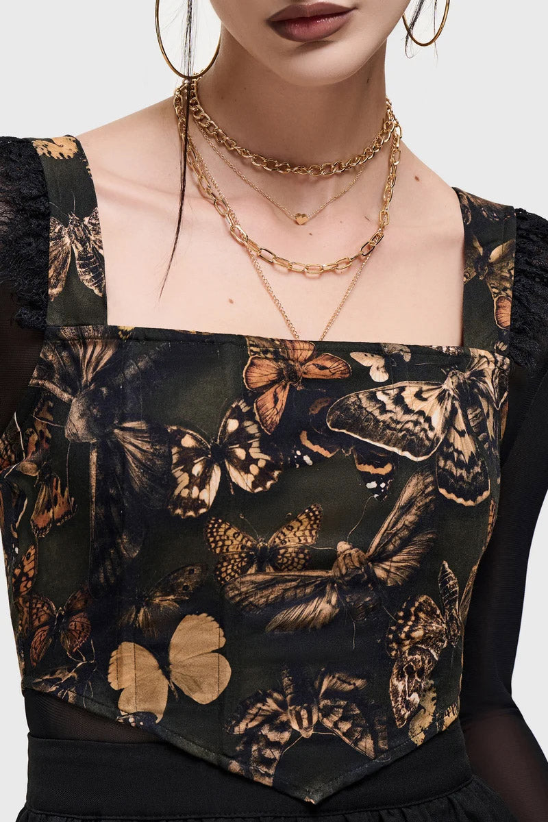 Mortelle top corset court - Multicolor