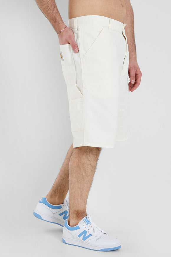Single Knee Jeansshorts - Wax Stone Washed
