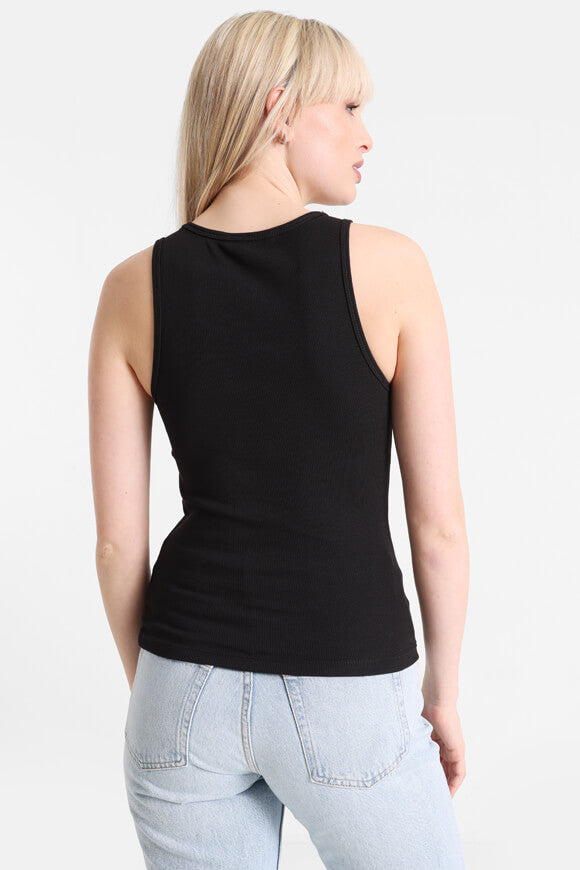 Geripptes Tanktop - Black