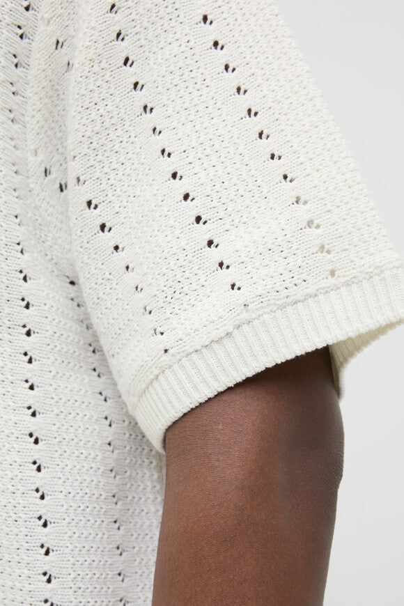 JORPAROS polo en tricot - Sea Salt