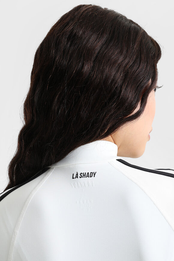 Crop training jacket - Offwhite + Black