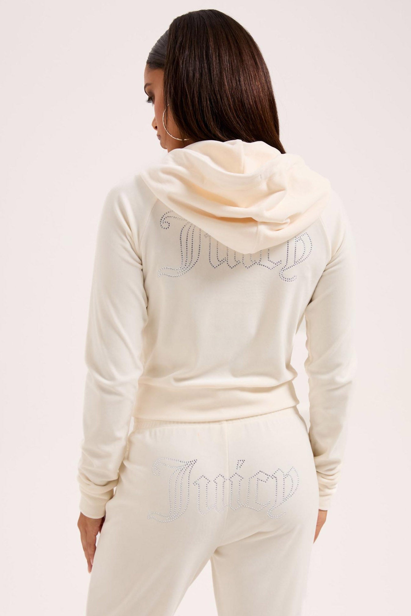 Madison Samt Crop Jacke - Sugar Swizzle