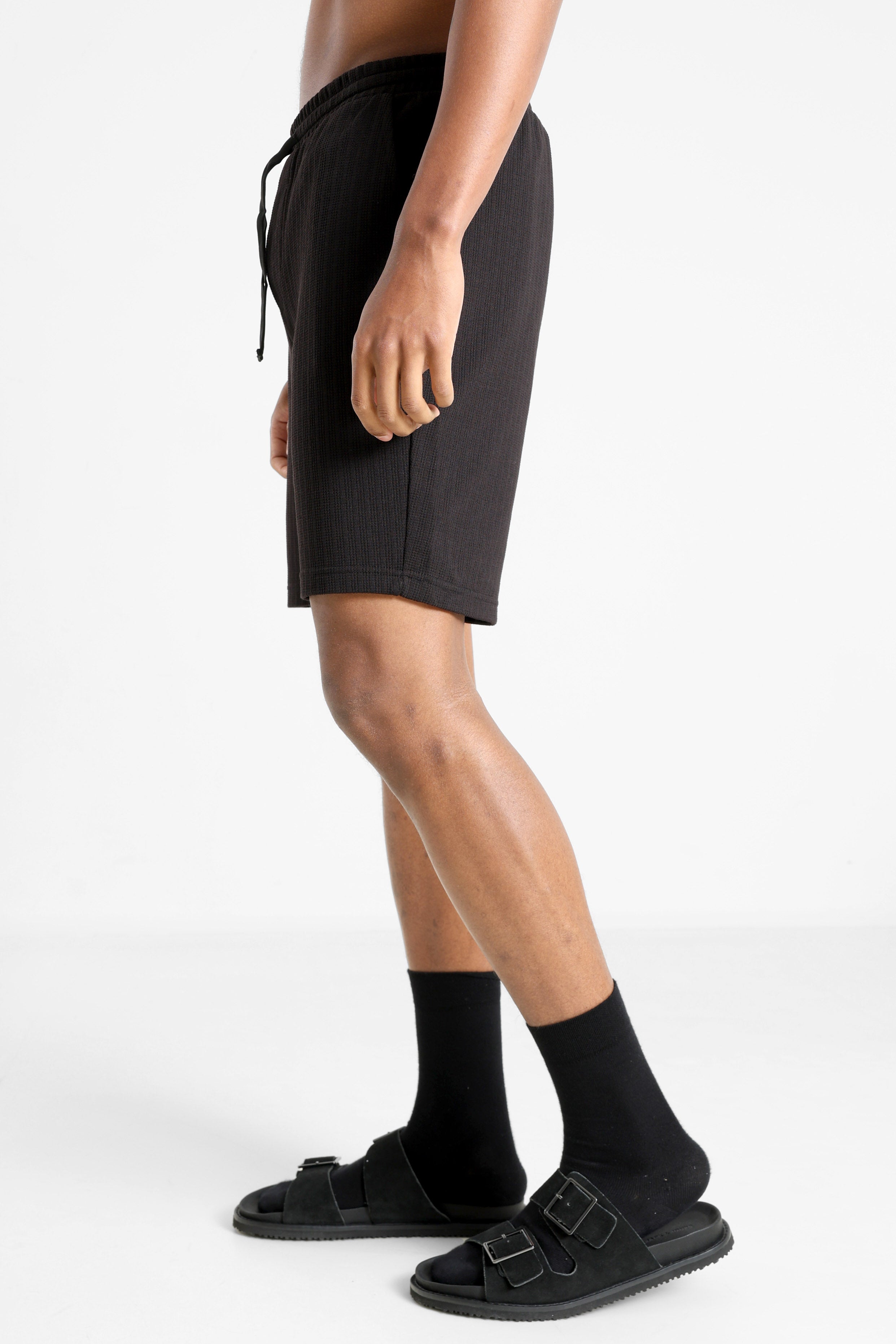 Short ONSTREY in tessuto strutturato - Black
