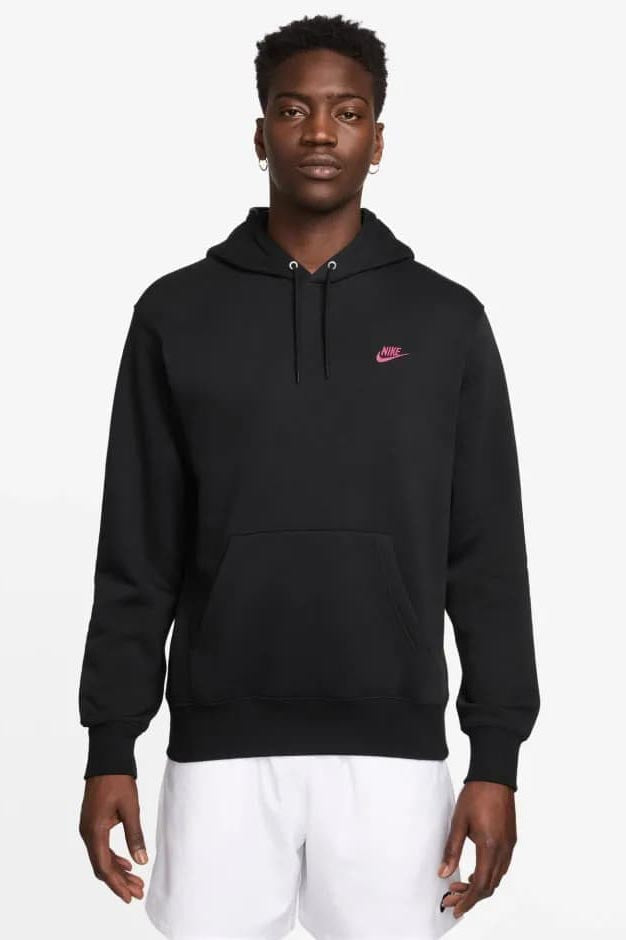 Sportswear Club Fleece Kapuzensweatshirt - Black