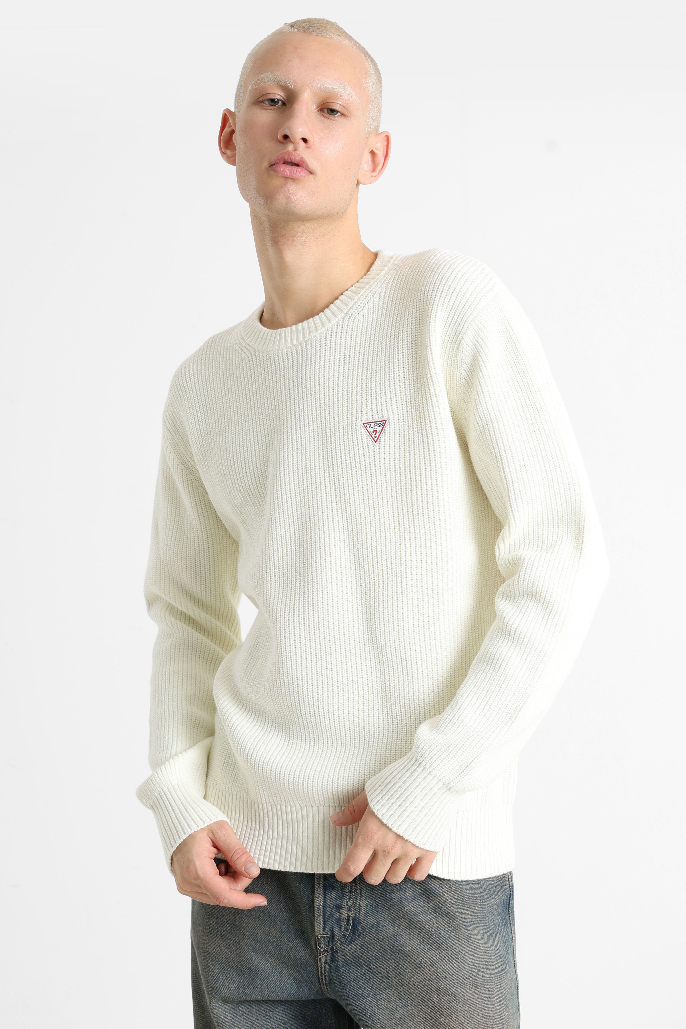 Knitted sweater - Warm White