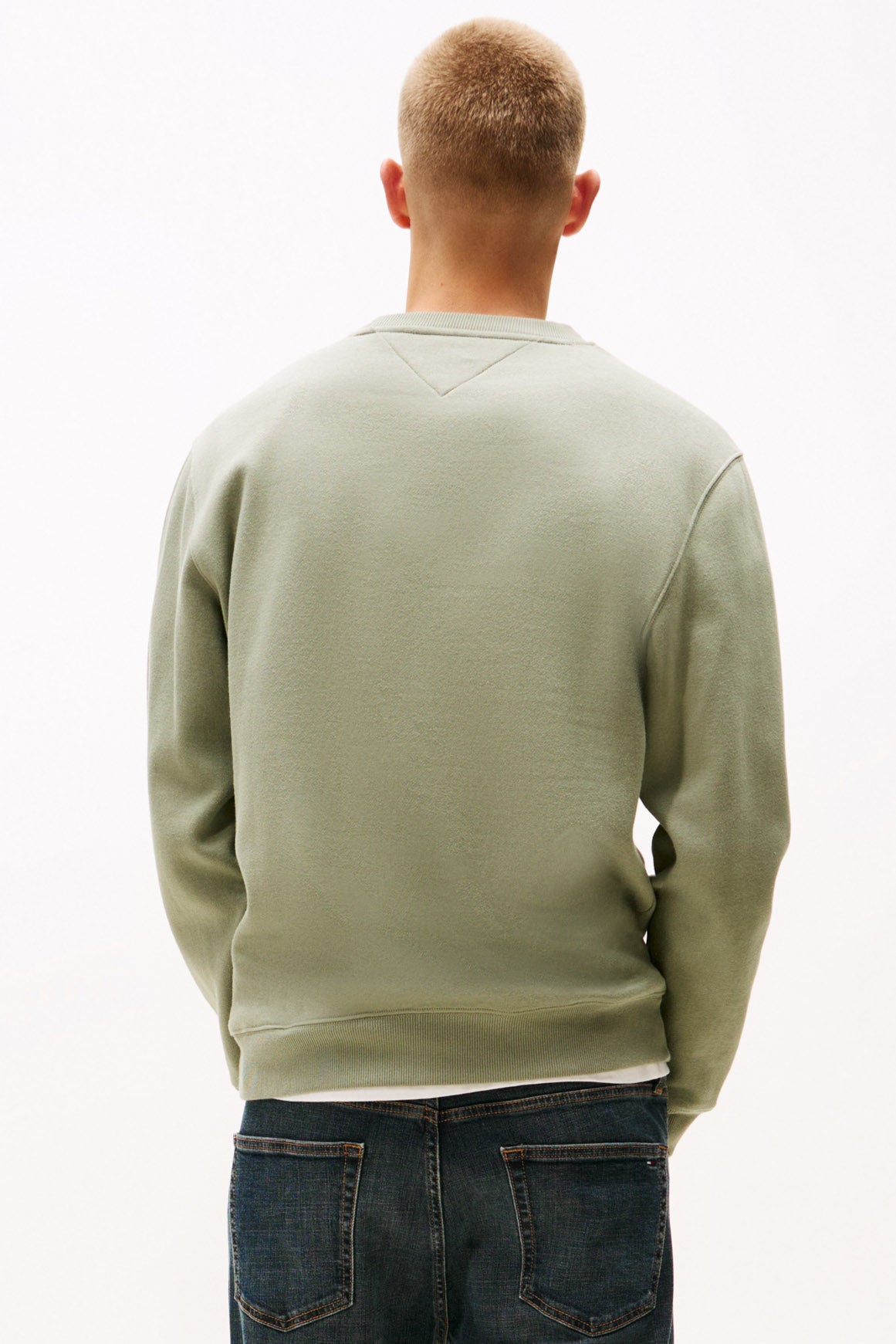 Flag Fleece Sweatshirt - Utility Sage