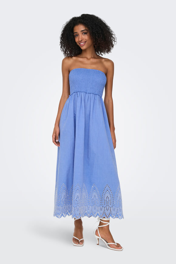 ONLTULUM bandeau dress - Blue Bonnet