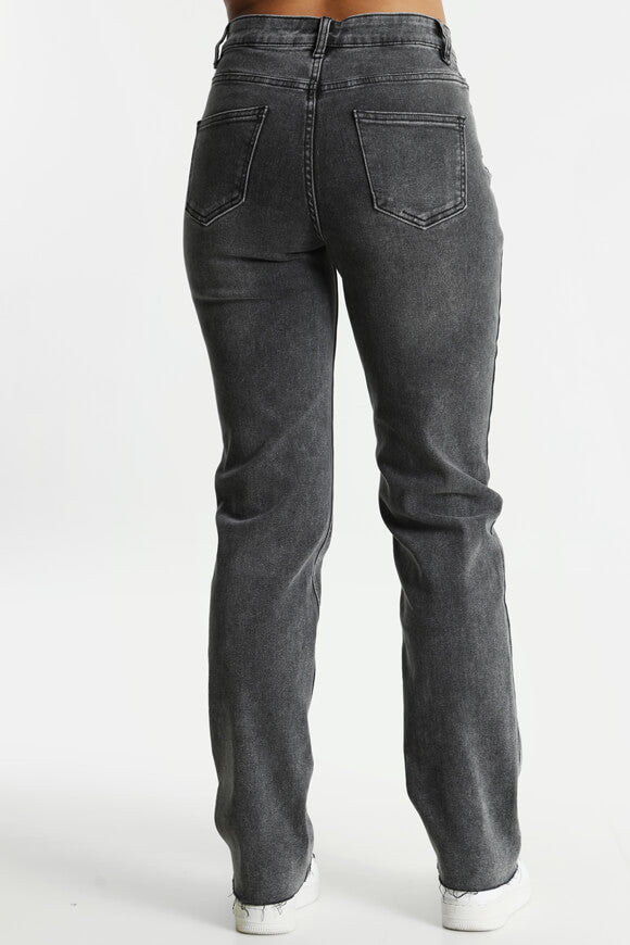 Straight leg jeans - Used black