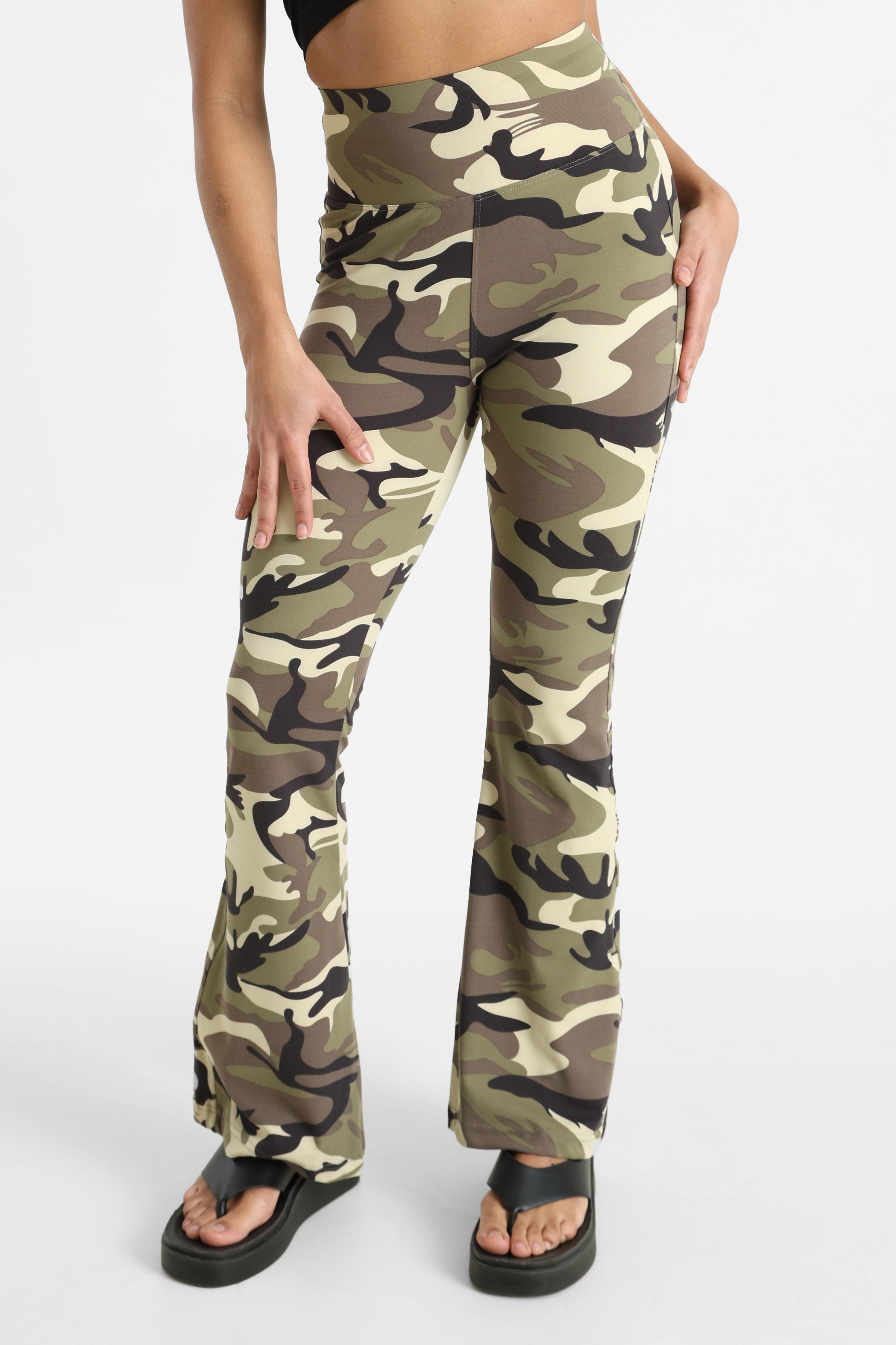 Flare Leggings - Camouflage